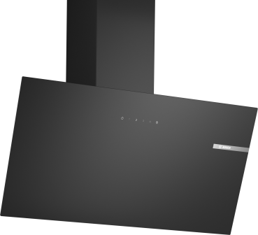 Bosch DWK85DK60 - Serie 2, Wandesse, Klarglas schwarz bedruckt, 80 cm
